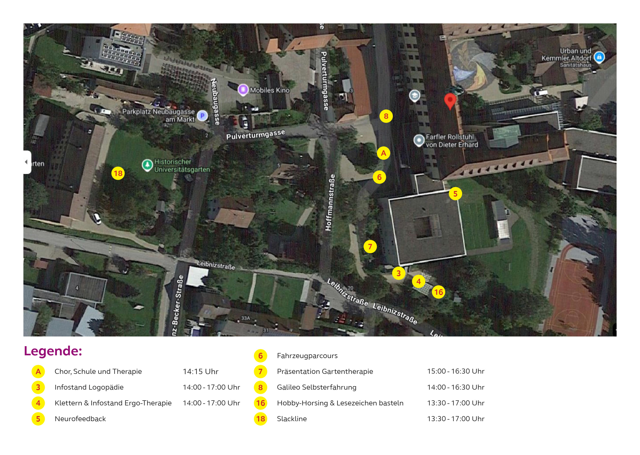 Lageplan für Haus 3 Sommerfest