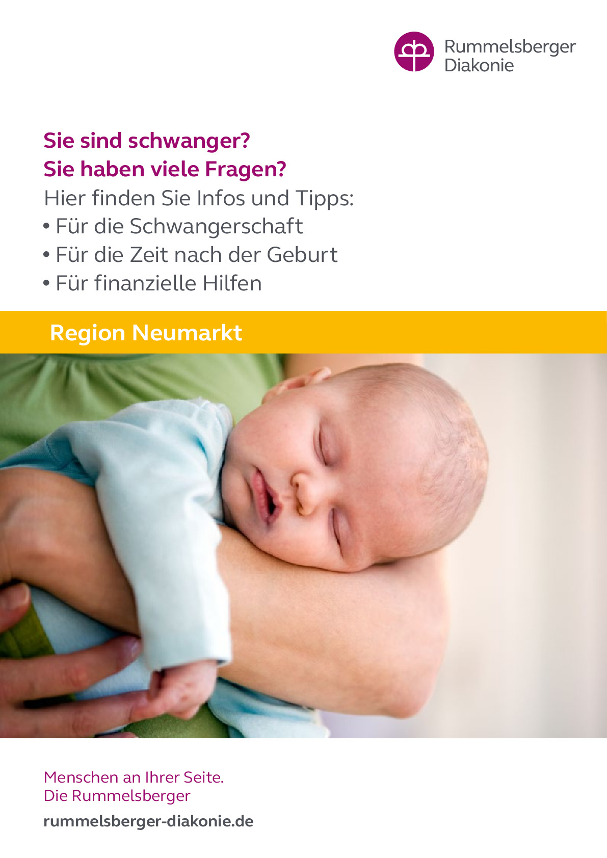 Broschüre Schwangeren Neumarkt