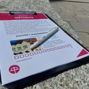 Groß und Klein konnte in einem Quiz sein Wissen testen. 