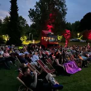 Die Veranstaltung Kino im Grünen war 2024 ein voller Erfolg. 