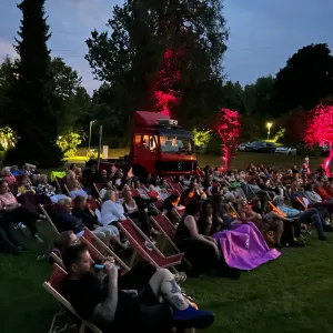 Die Veranstaltung Kino im Grünen war 2024 ein voller Erfolg. 