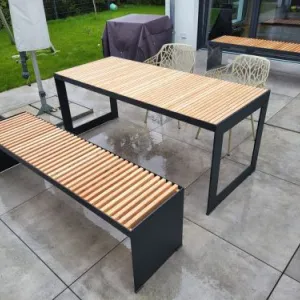 Bank und Tisch Park Serie