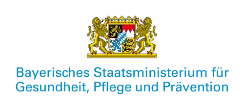 Logo Bayerisches Staatsministerium für Gesundheit, Pflege und Prävention