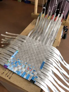 Flechtwerk aus Tetrapaks