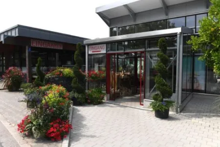 Auhof Gärtnerei Eingangsbereich