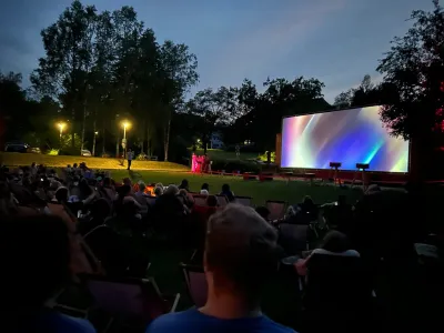 Die Veranstaltung Kino im Grünen war 2024 ein voller Erfolg. 