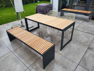 Bank und Tisch Park Serie
