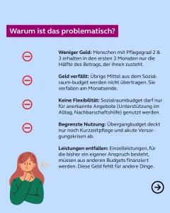Pflegereform Pflegeleistungen - warum sind diese Veränderungen problematisch?