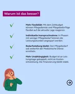 Pflegereform Pflegeleistungen - warum sind unsere Vorschläge besser?