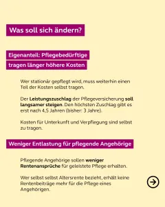 Pflegereform - ambulante und stationäre Pflege: Was soll sich ändern? (2)