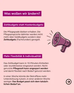 Pflegereform Pflegegrade: Was wollen wir ändern?