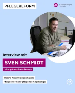 Sven Schmidt, Regionalleiter der Ambulanten Dienste der Rummelsberger Altenhilfe