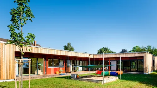 Außenansicht von Kita Haus der kleinen Talente