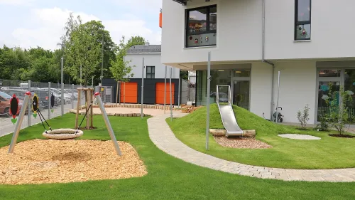 Ansicht außen Kita Zwieselbach Zwerge