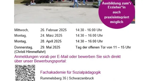 Übersicht Bewerbertage