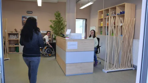 Der Copyshop in den Wichernhaus Werkstätten - Foto: Lisa Vogel