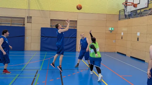 Inklusionsturnier Basketball in Rummelsberg2 - Foto Klaus Feitl