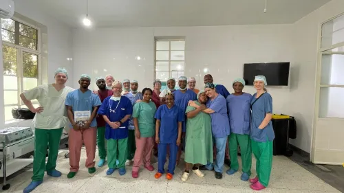 Das tansanisch-deutsche Team der Aktion Feuerkinder führte bei seinem Einsatz  97 Operationen durch. 