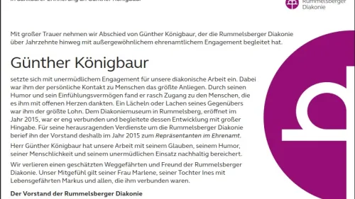 Nachruf Königbaur