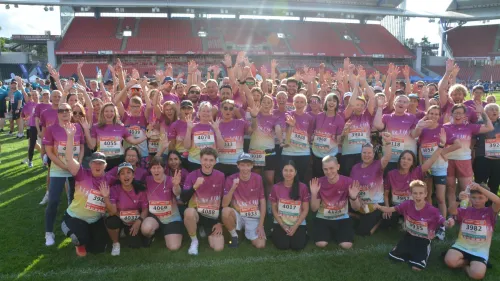Mit 244 Teilnehmenden war das „Team Vielfalt“ der Rummelsberger Diakonie am B2Run in Nürnberg so groß wie noch nie.